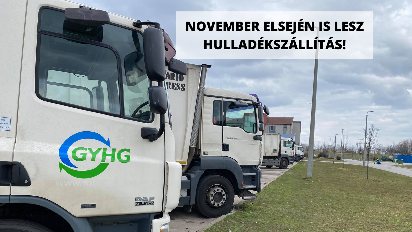 November elsején is lesz hulladékszállítás